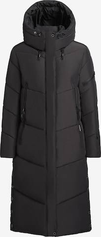 khujo Wintermantel 'Soonje6' in Schwarz: Vorderseite