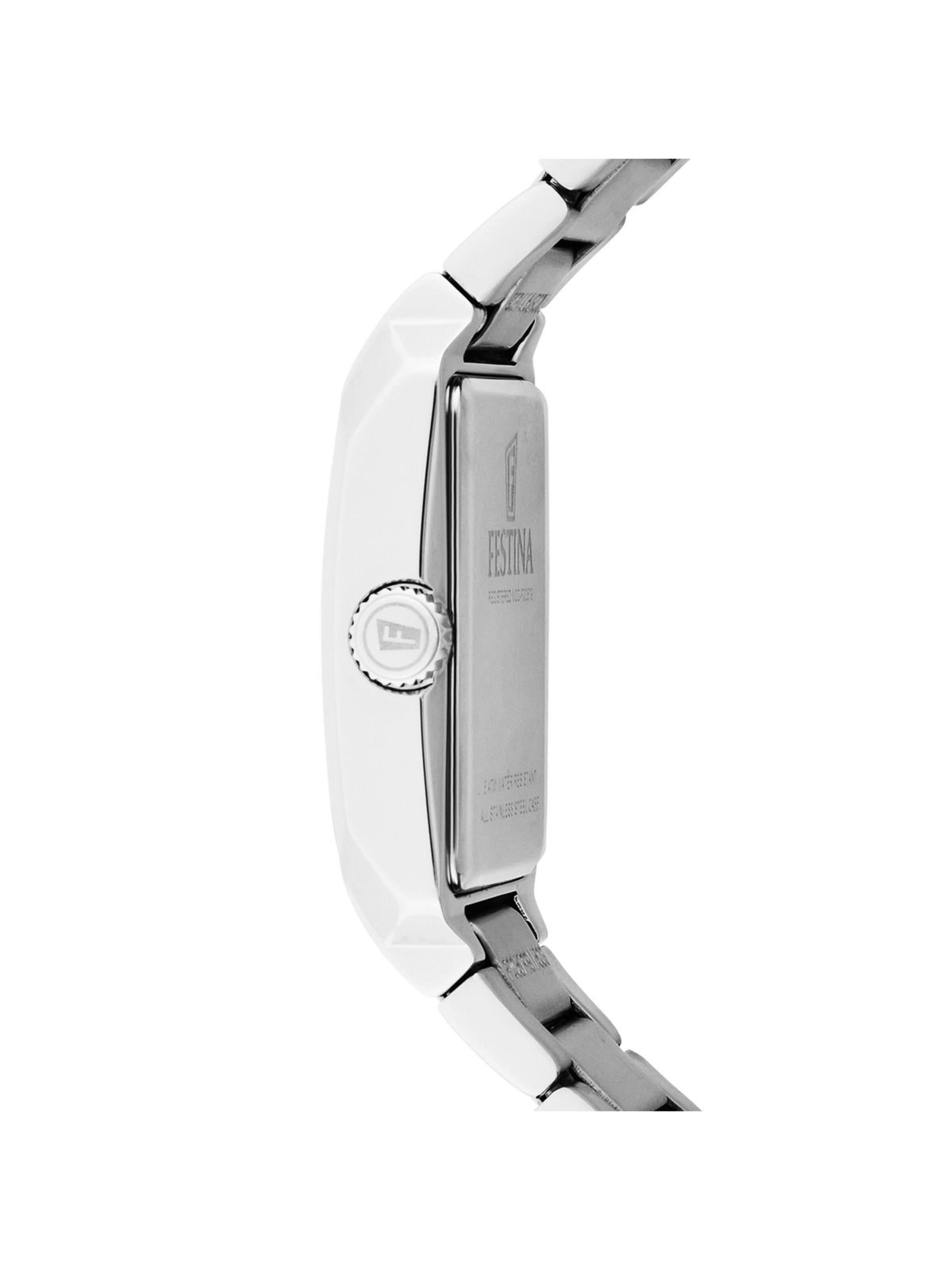 FESTINA Analoog horloge 'Festina - Watch On The Square - Quartz watch movement - Watch case width: 33 mm' in Wit