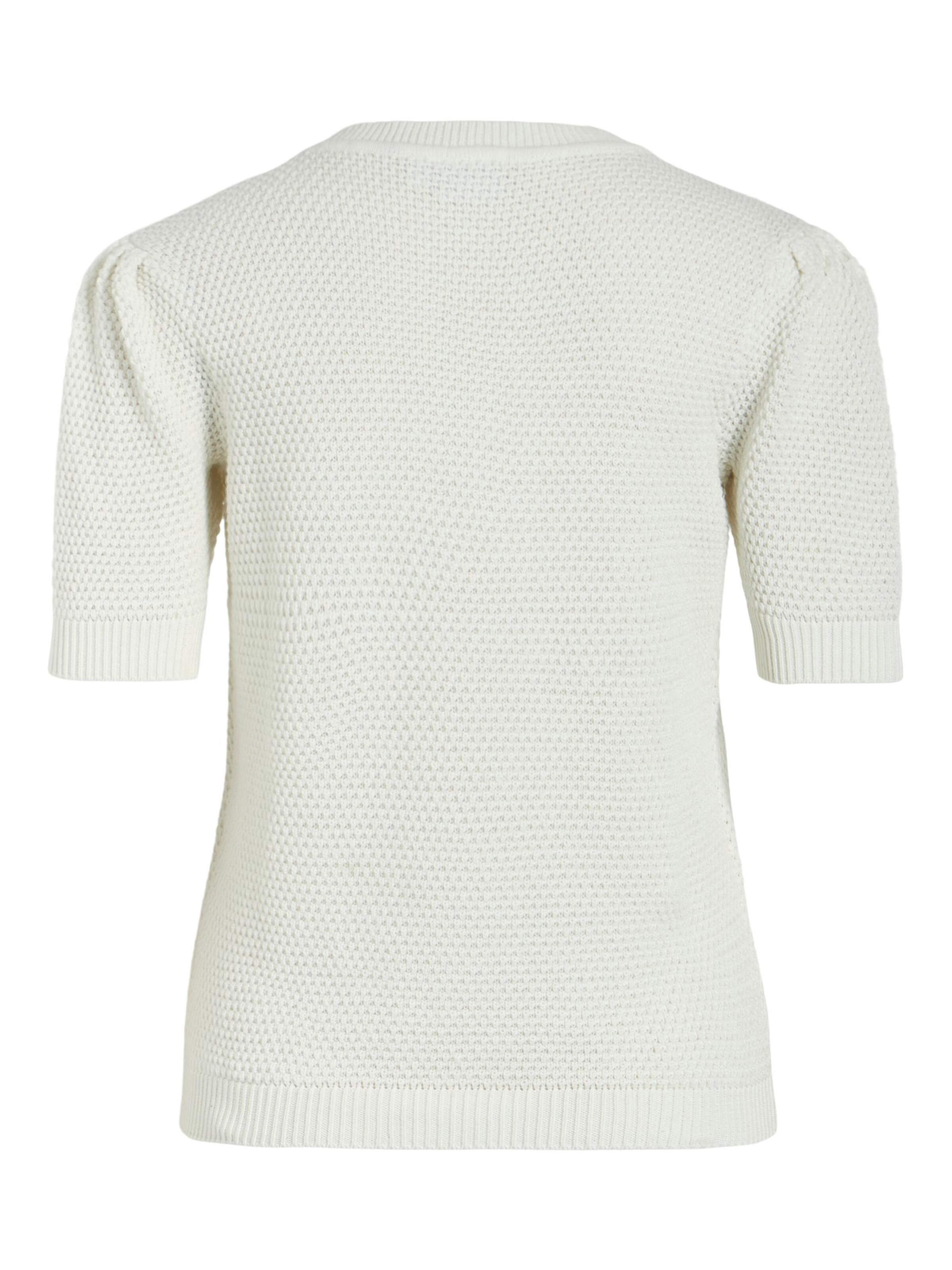 VILA Пуловер 'VIDalo' в бяло