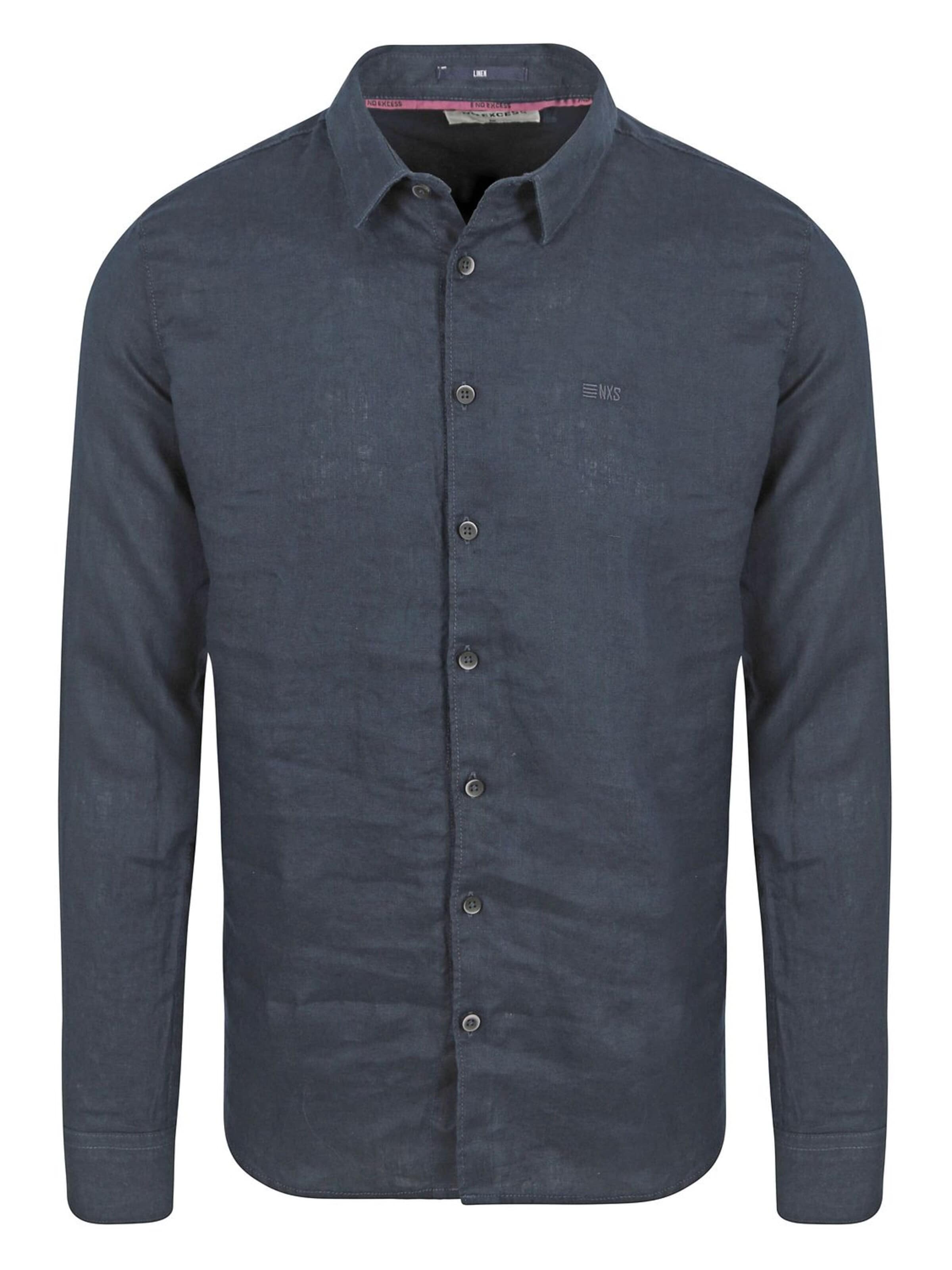 Coupe regular Chemise No Excess en bleu : devant