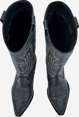 EDITED - Botas de cowboy 'Tugce' em preto