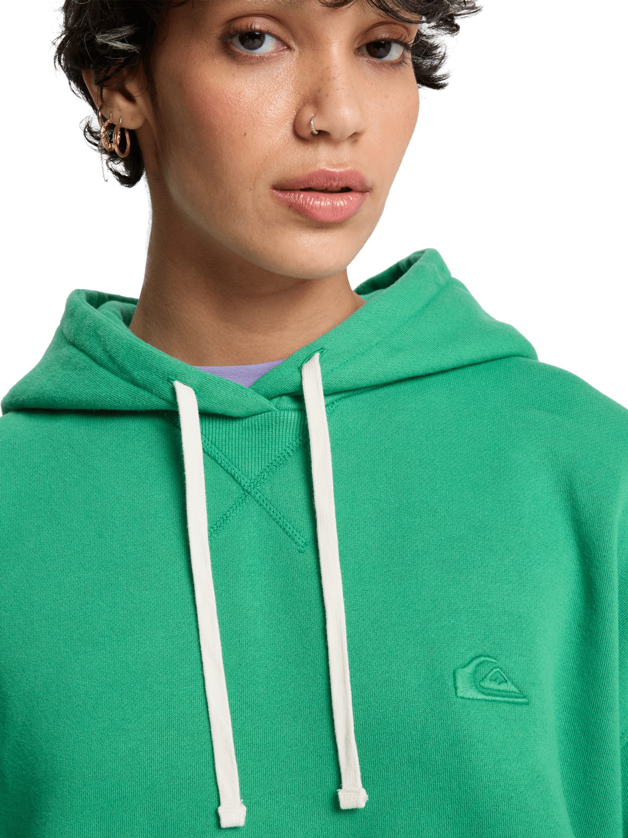 QUIKSILVER Sweatshirt 'Essential' in Grün