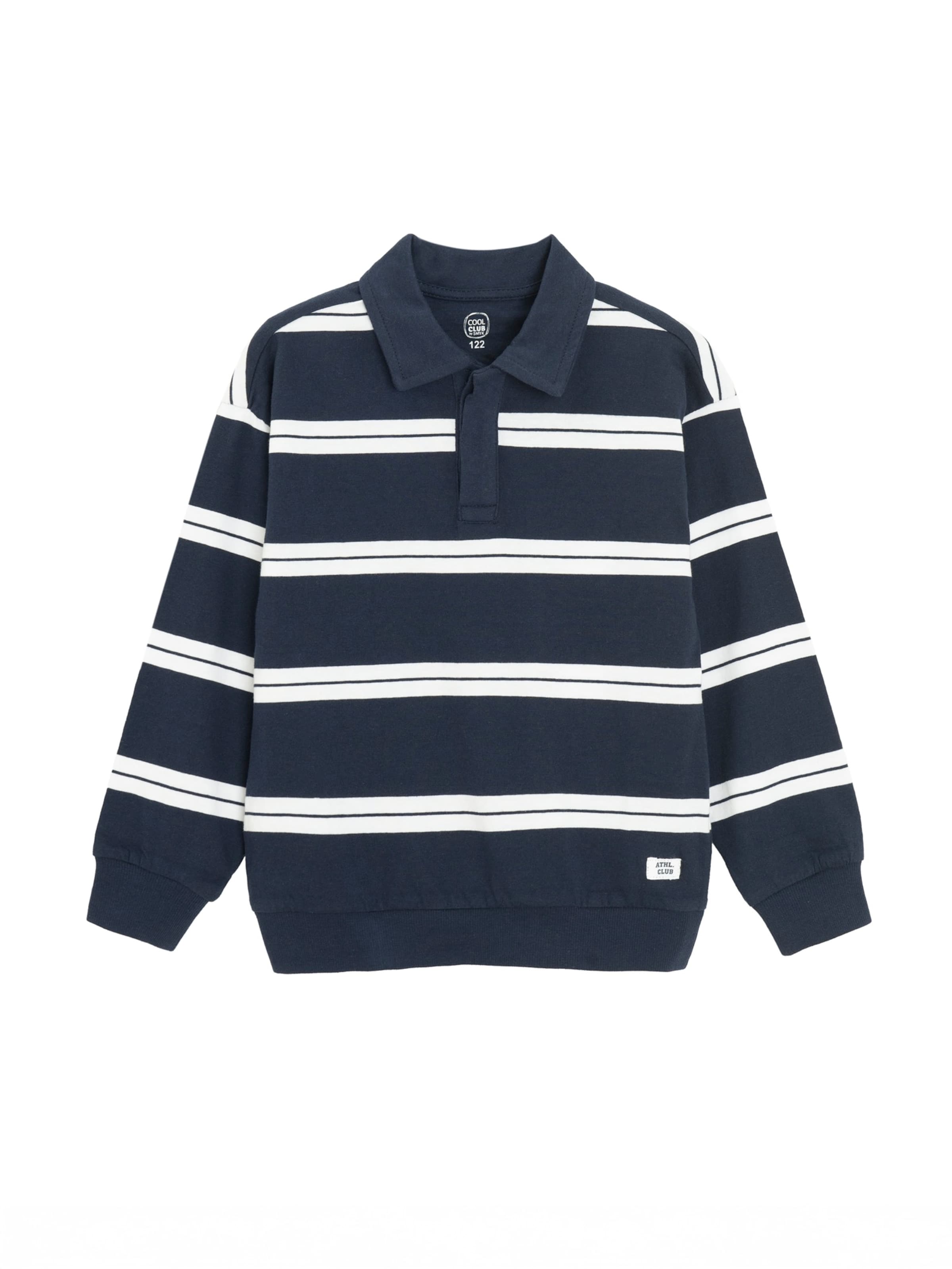 Bluză de molton de la Cool Club pe albastru: față