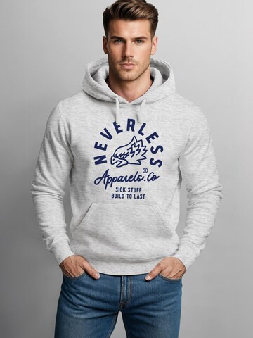 Neverless Sweatshirt 'Adler' in Grey