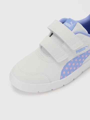 PUMA Tennarit 'Courtflex V3 Dotty V' värissä valkoinen