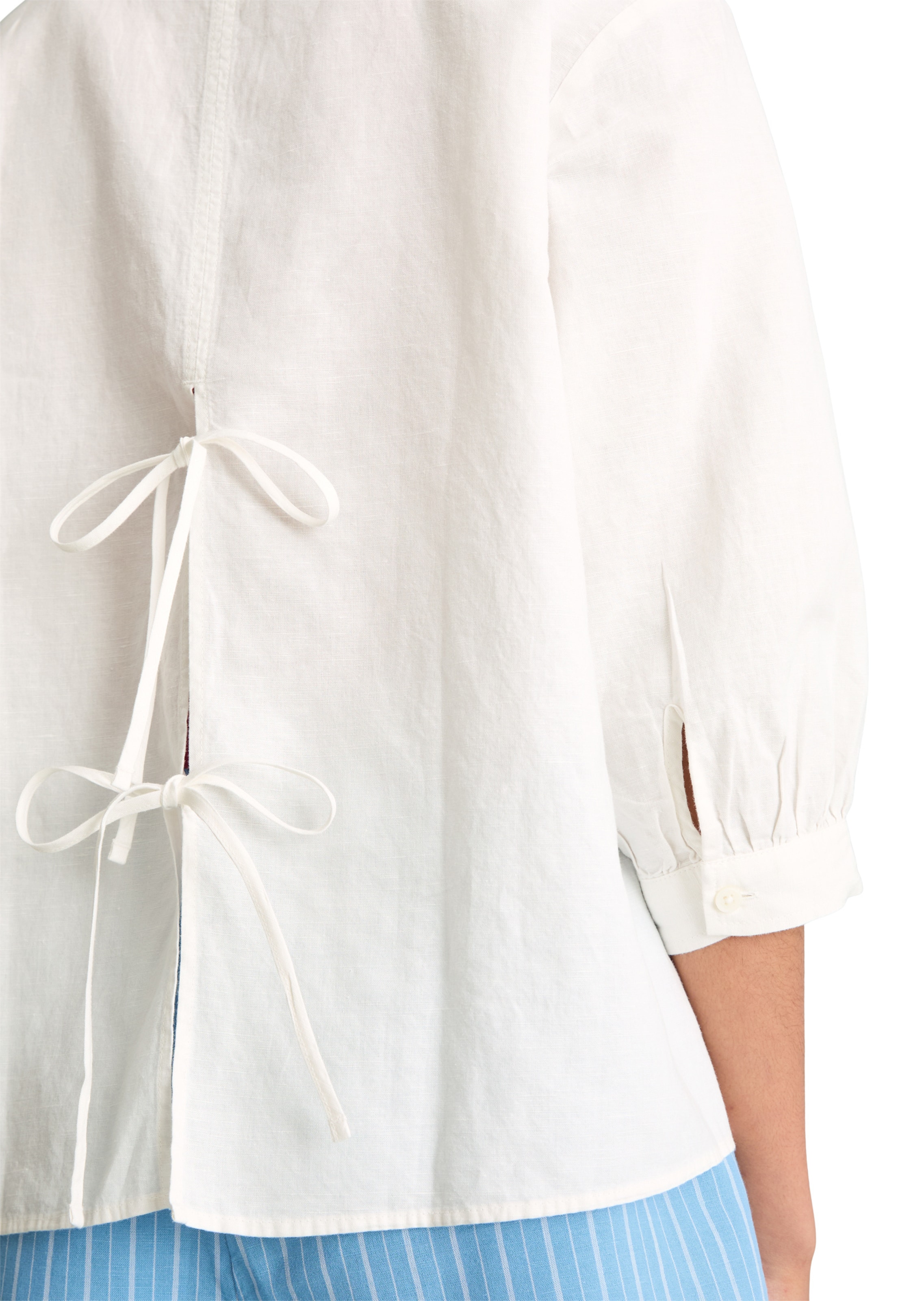 Marc O'Polo DENIM Bluse in Weiß
