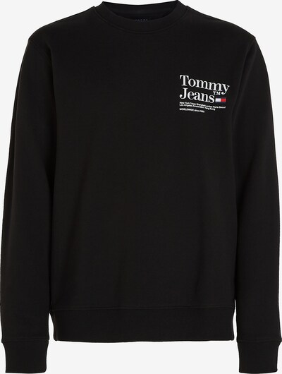 Tommy Jeans Sweat-shirt en rouge / noir / blanc, Vue avec produit