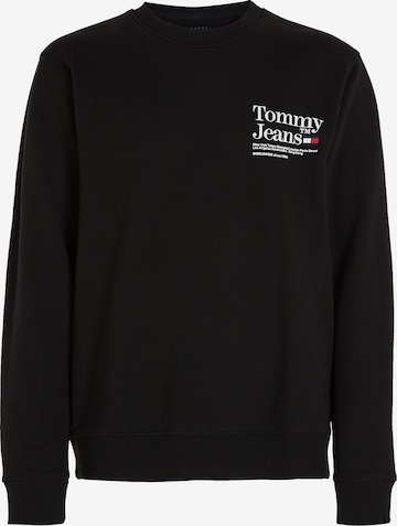 Tommy Jeans - Sweatshirt em preto: frente