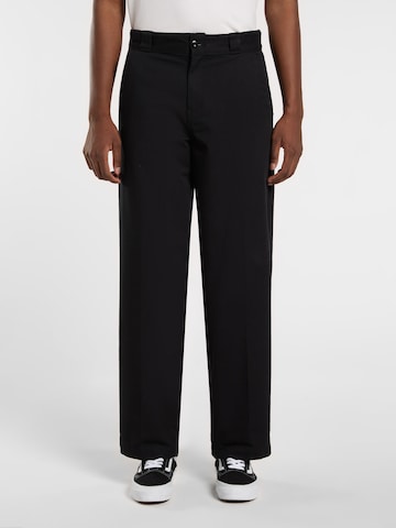DICKIES Loosefit Pantalon in Zwart: voorkant