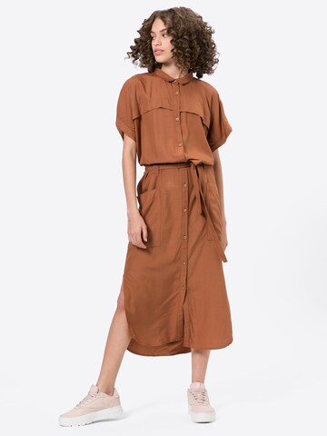 SKFK Shirt Dress 'KATINA' in Brown