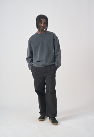 Cleptomanicx Sweatshirt 'Ligull Washed' in Grau