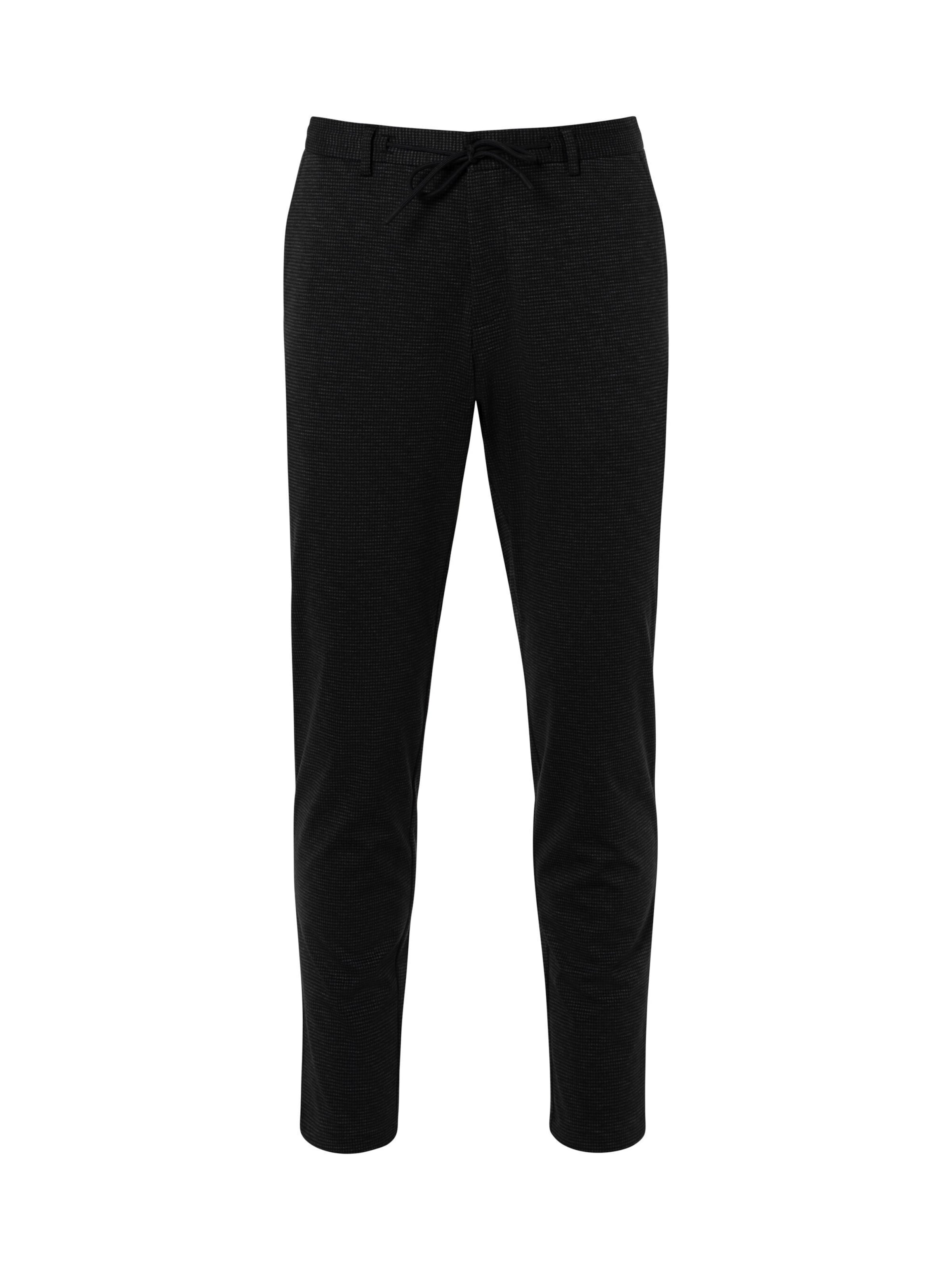 BENVENUTO Slimfit Anzughose 4693 in Slim Fit, Model trägt Größe 50 in Grau: Vorderseite