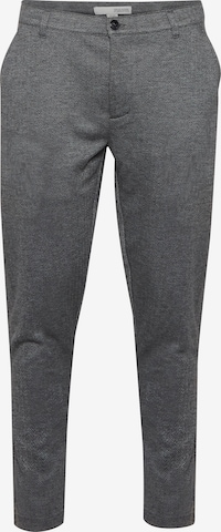 !Solid Slim fit Chino Pants 'SDDave' in Grey: front