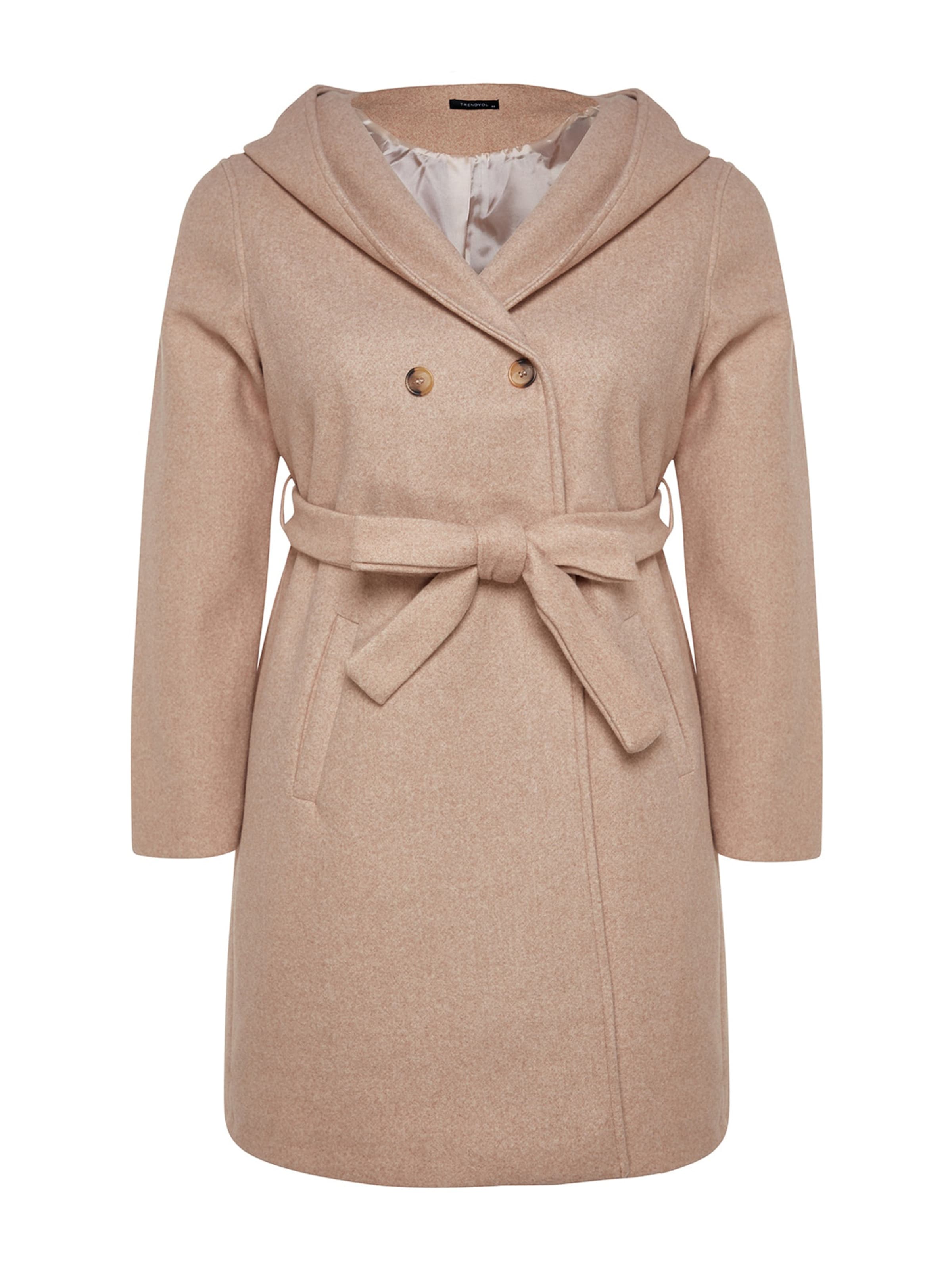 Trendyol Curve Átmeneti kabátok - bézs: elől