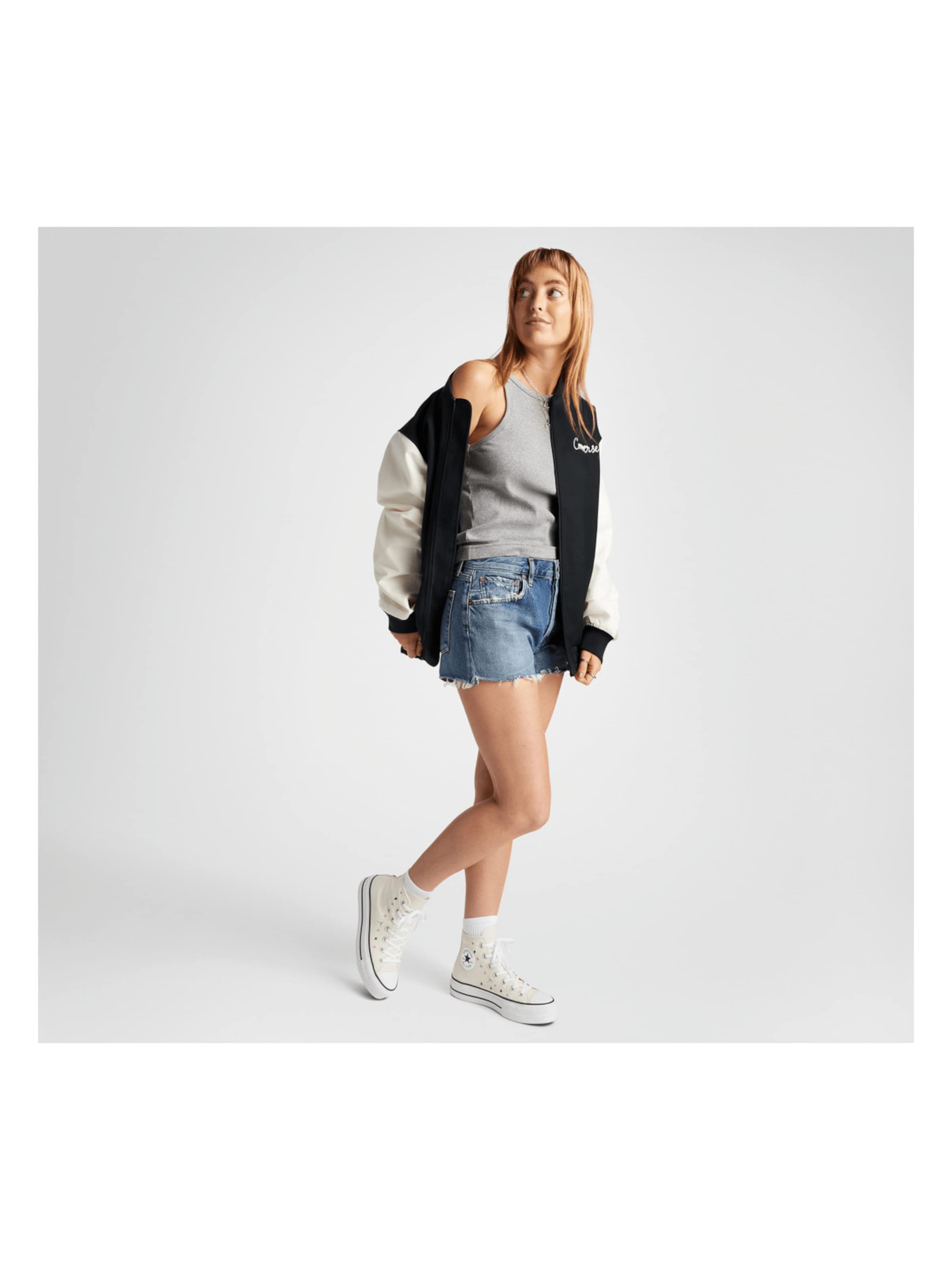 CONVERSE - Zapatillas deportivas bajas 'Converse Chuck Taylor All Star Lift Platform Celestial' en beige