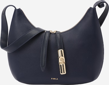 FURLA Taška cez rameno 'GOCCIA' - Modrá: predná strana