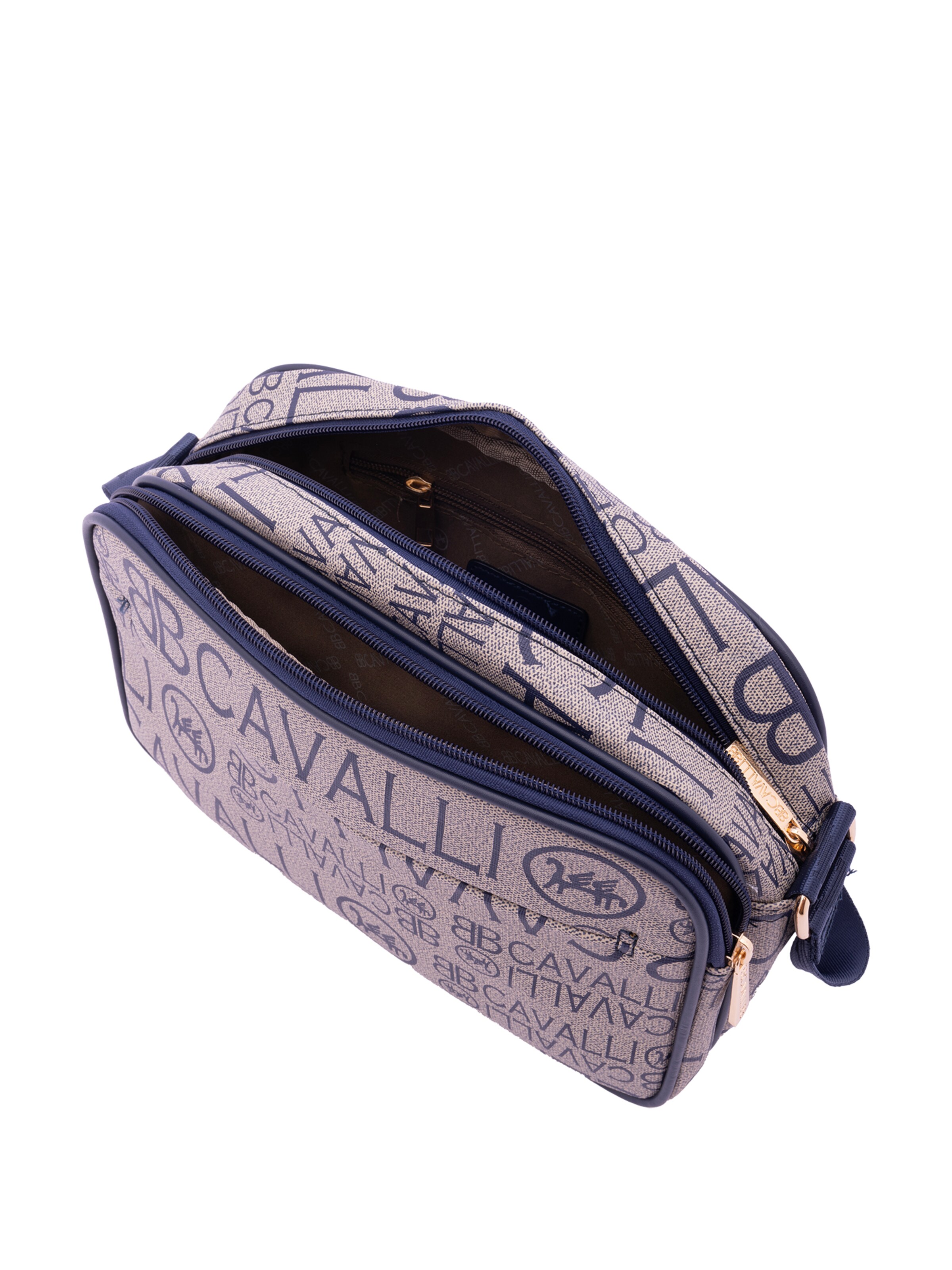 Borsa a tracolla 'Borsa a Tracolla B Cavalli Donna con Zip e Tasche Regolabile Nera' di B. Cavalli in blu
