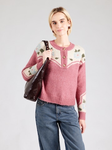 Pepe Jeans Pulóver 'Chiara' - rózsaszín: elől