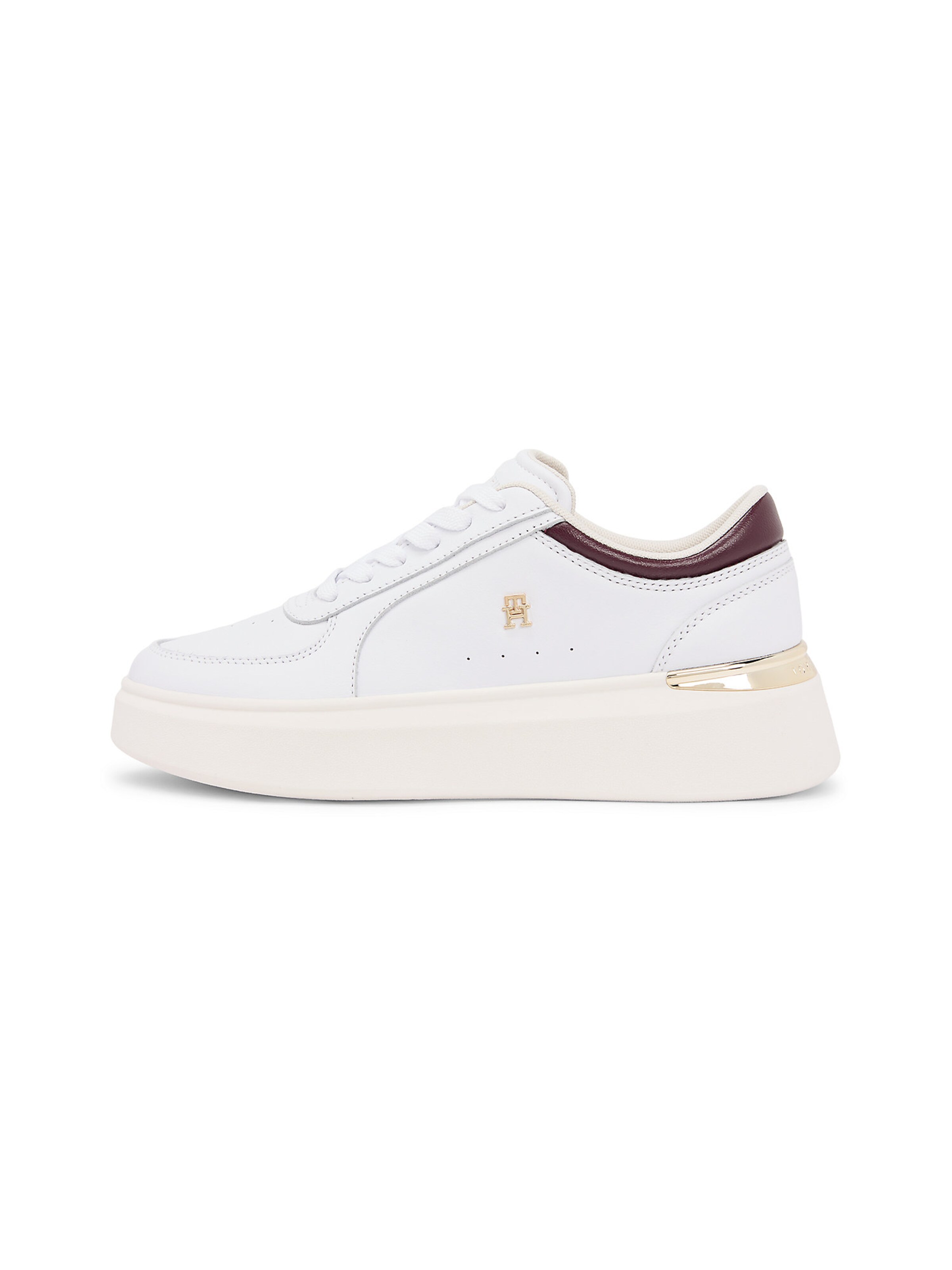TOMMY HILFIGER Platform trainers in White: front