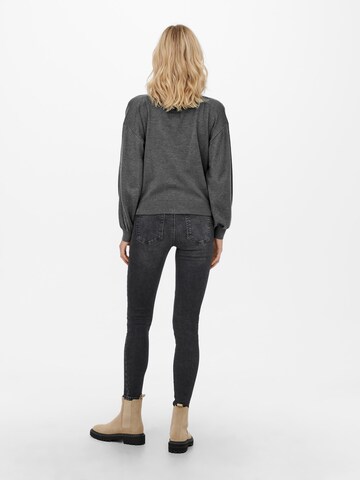ONLY Pullover 'Cozy' in Grau