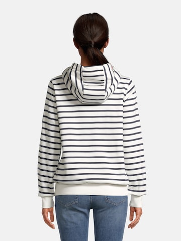 Sweat-shirt 'Sünn' salzhaut en blanc