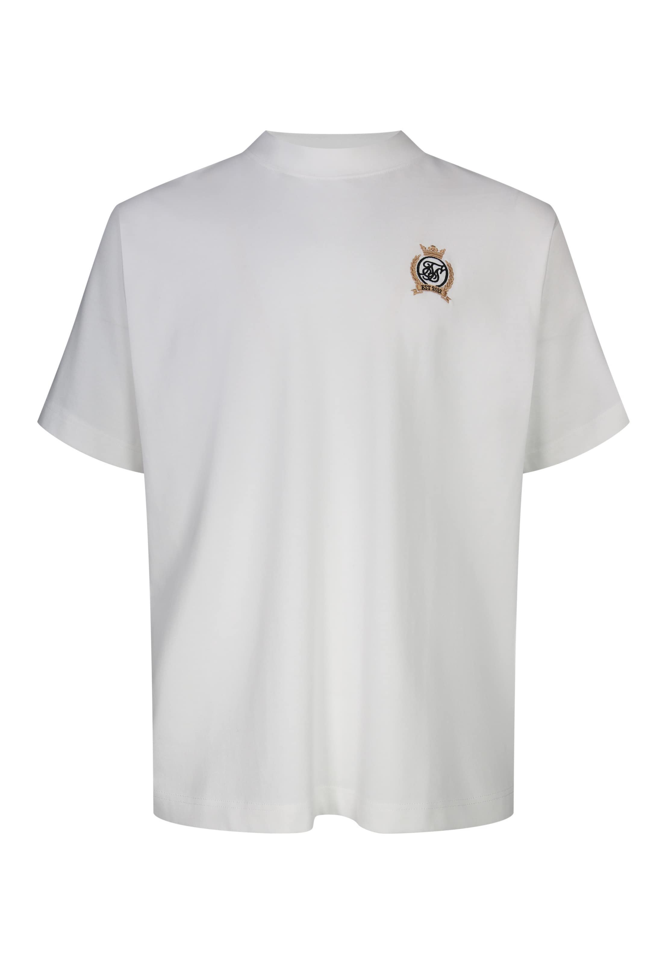 SikSilk Koszulka w kolorze biały: przód