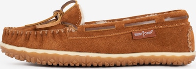 Minnetonka Moccasin 'Tilia' in Cream / Brown, Item view