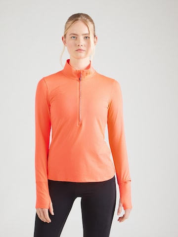 Maglia funzionale 'Qualifier Run' di UNDER ARMOUR in arancione: frontale