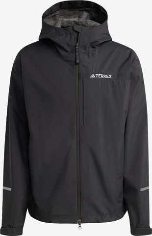 Veste outdoor ADIDAS TERREX en noir : devant