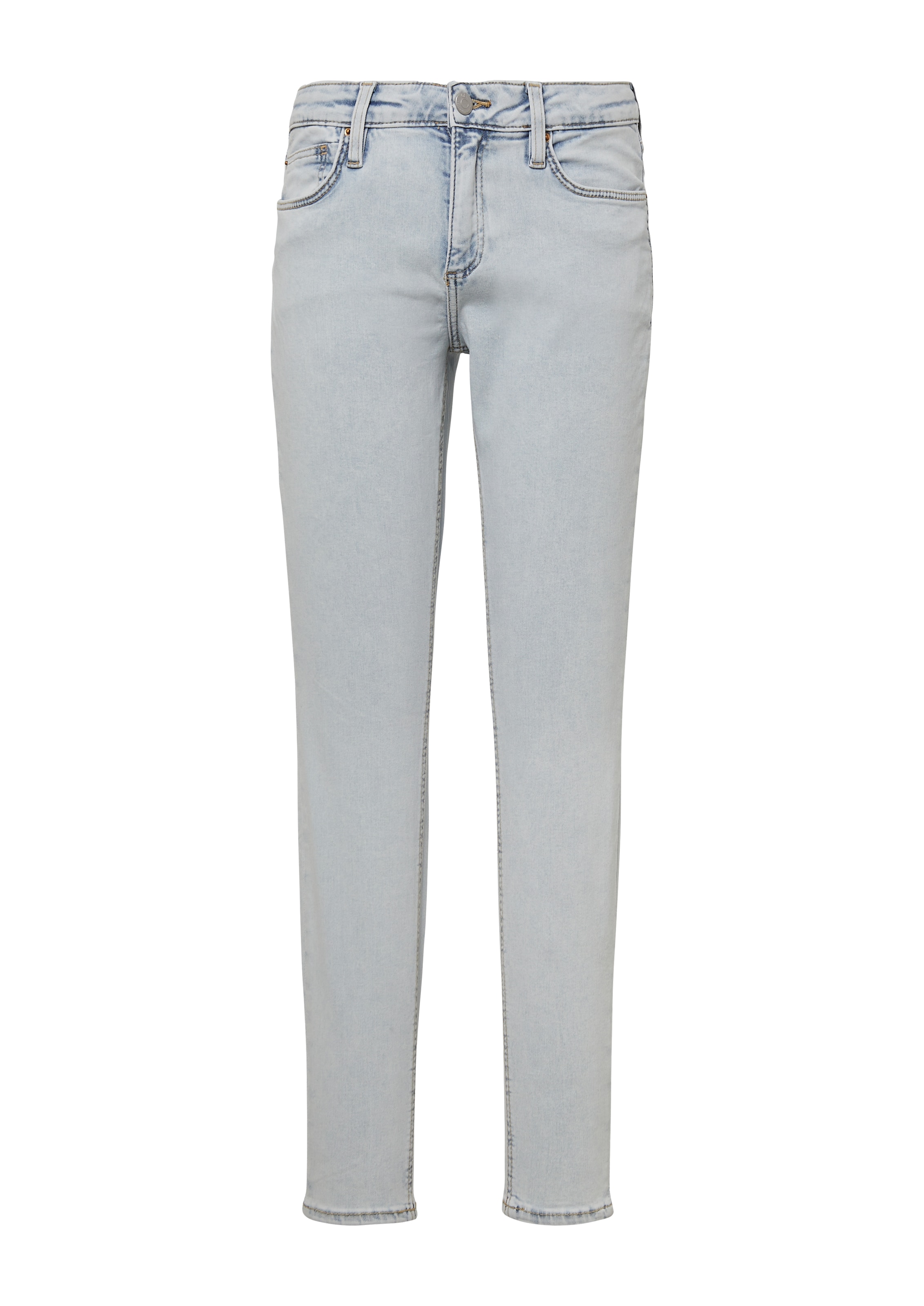 Coupe slim Jean QS en bleu : devant
