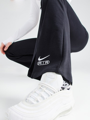 Nike Sportswear Zvonový Legíny 'Air' – černá