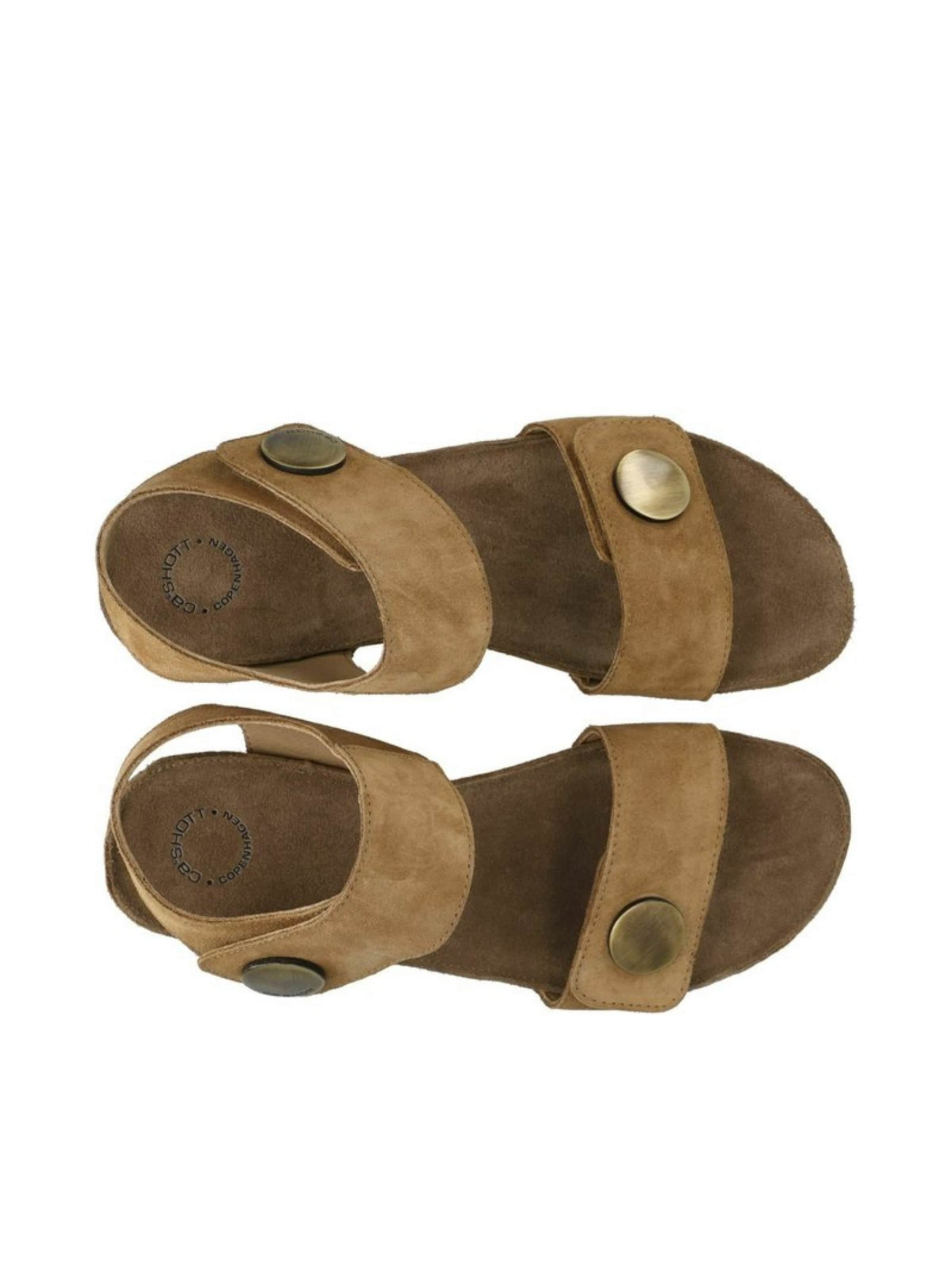 Ca'Shott Sandaal ' CASAVA ' in Bruin