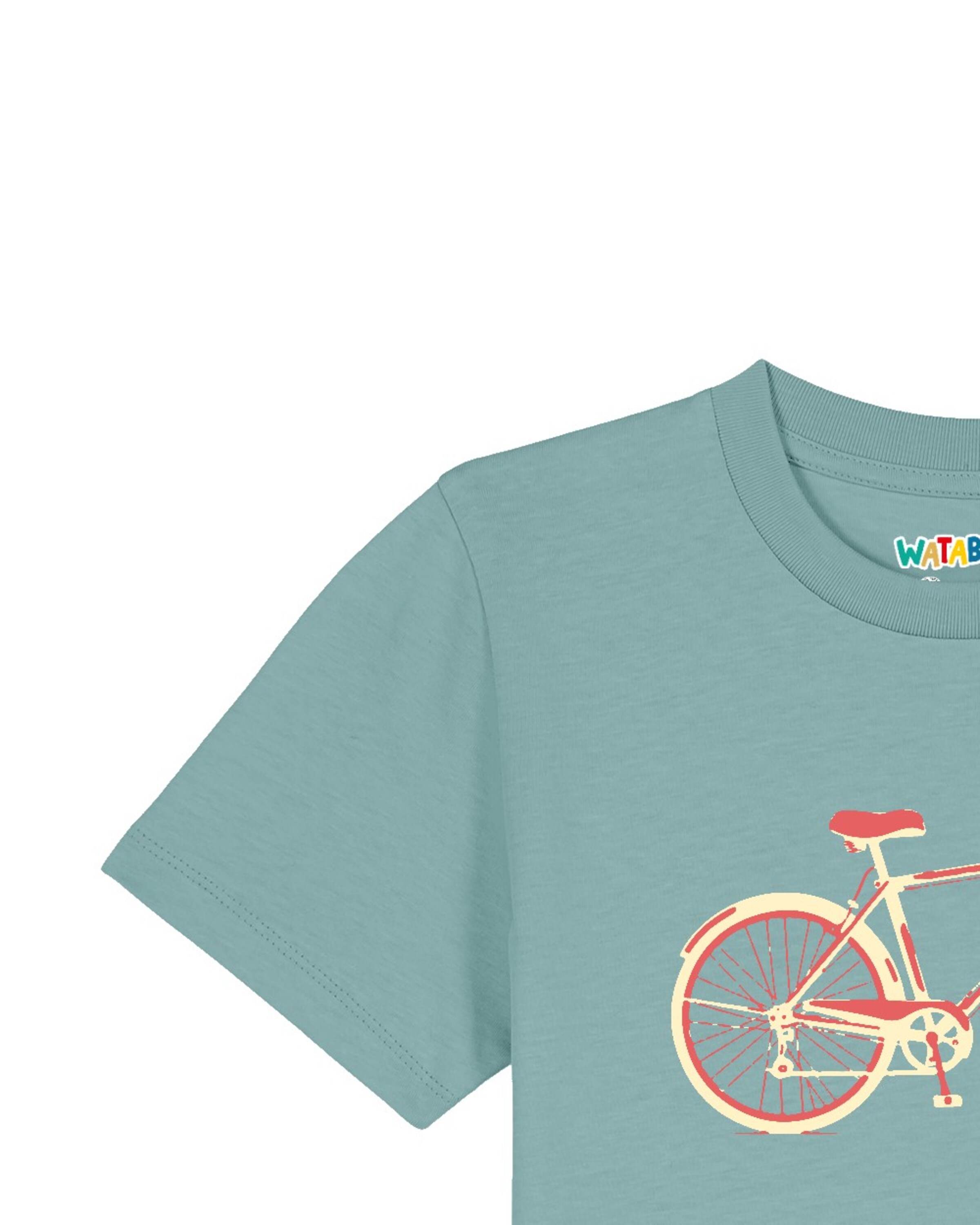 watabout.kids Shirt ' Red Bike ' in Blauw