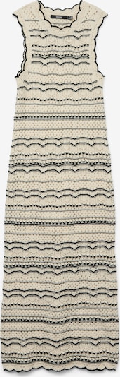 VERO MODA Úpletové šaty - béžová / černá, Produkt