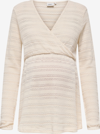 Only Maternity Paita 'OLMLITRA ELICIA' värissä vaaleanruskea / villanvalkoinen, Tuotenäkymä