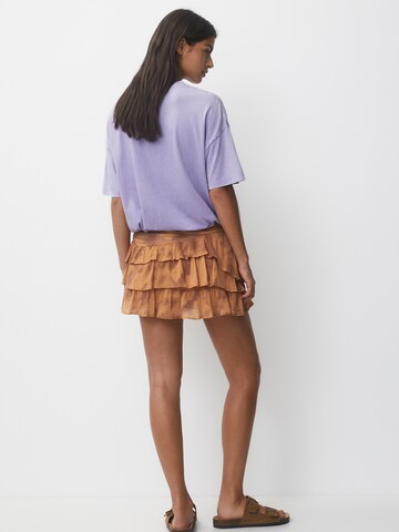 Pull&Bear Skirt in Brown