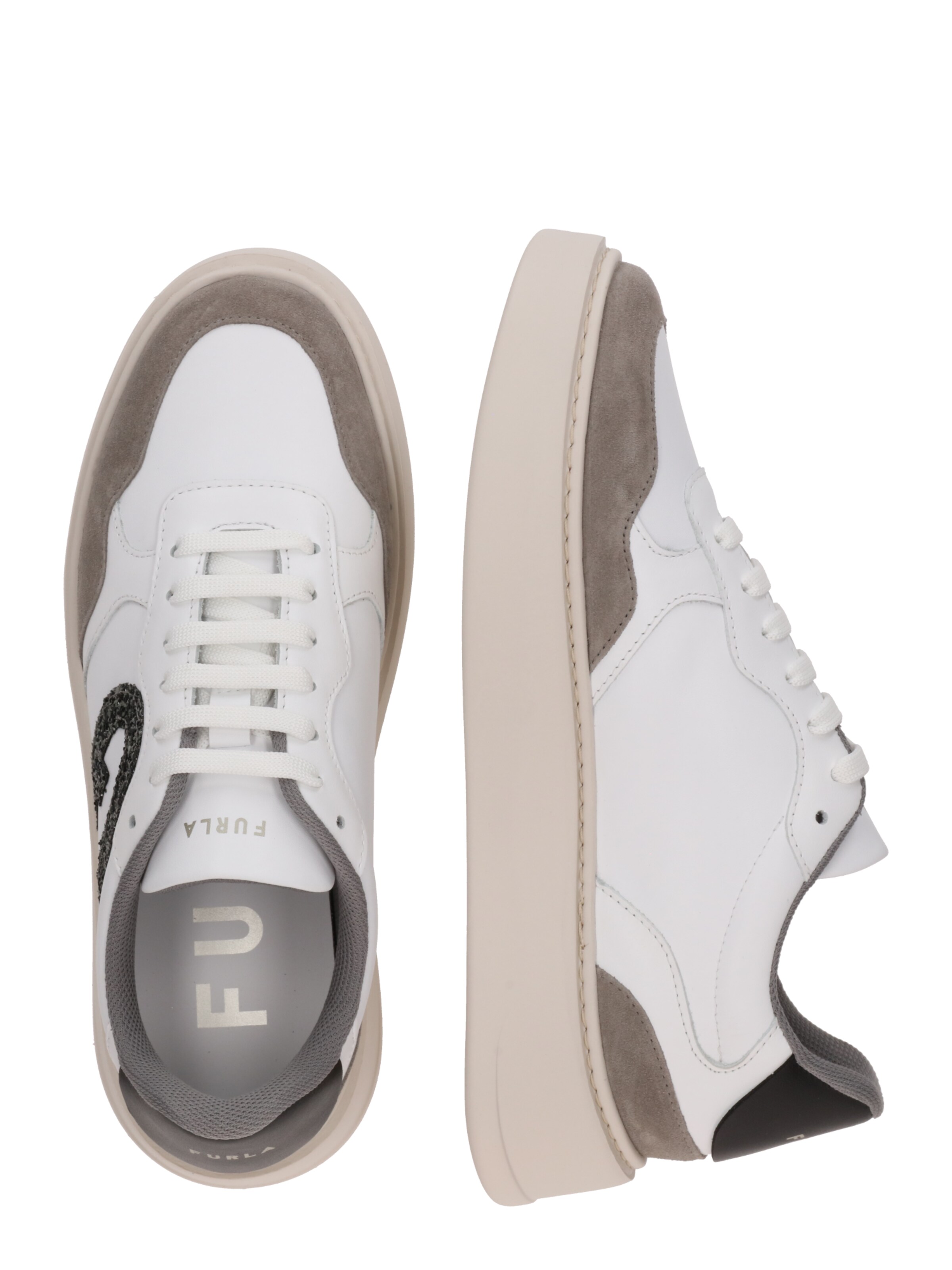 FURLA Platform trainers in White
