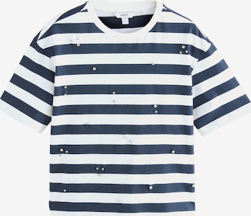 Tricou de la Next pe albastru: față