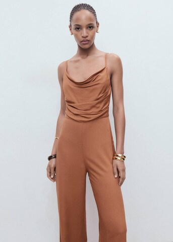 MANGO Jumpsuit 'Ricky' in Brown