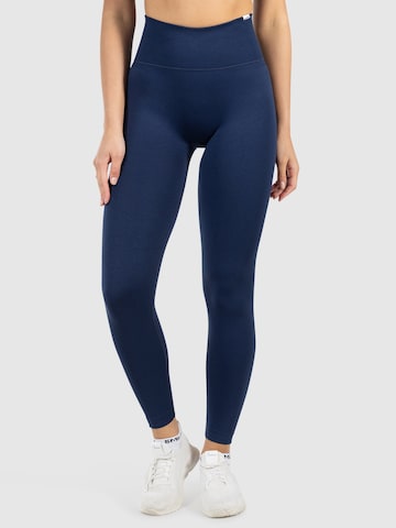 Skinny Pantalon de sport 'Elin' Smilodox en bleu : devant