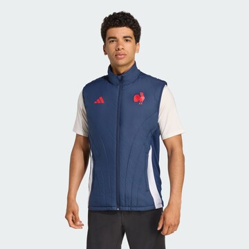 Gilet de sport 'France' ADIDAS PERFORMANCE en bleu : devant