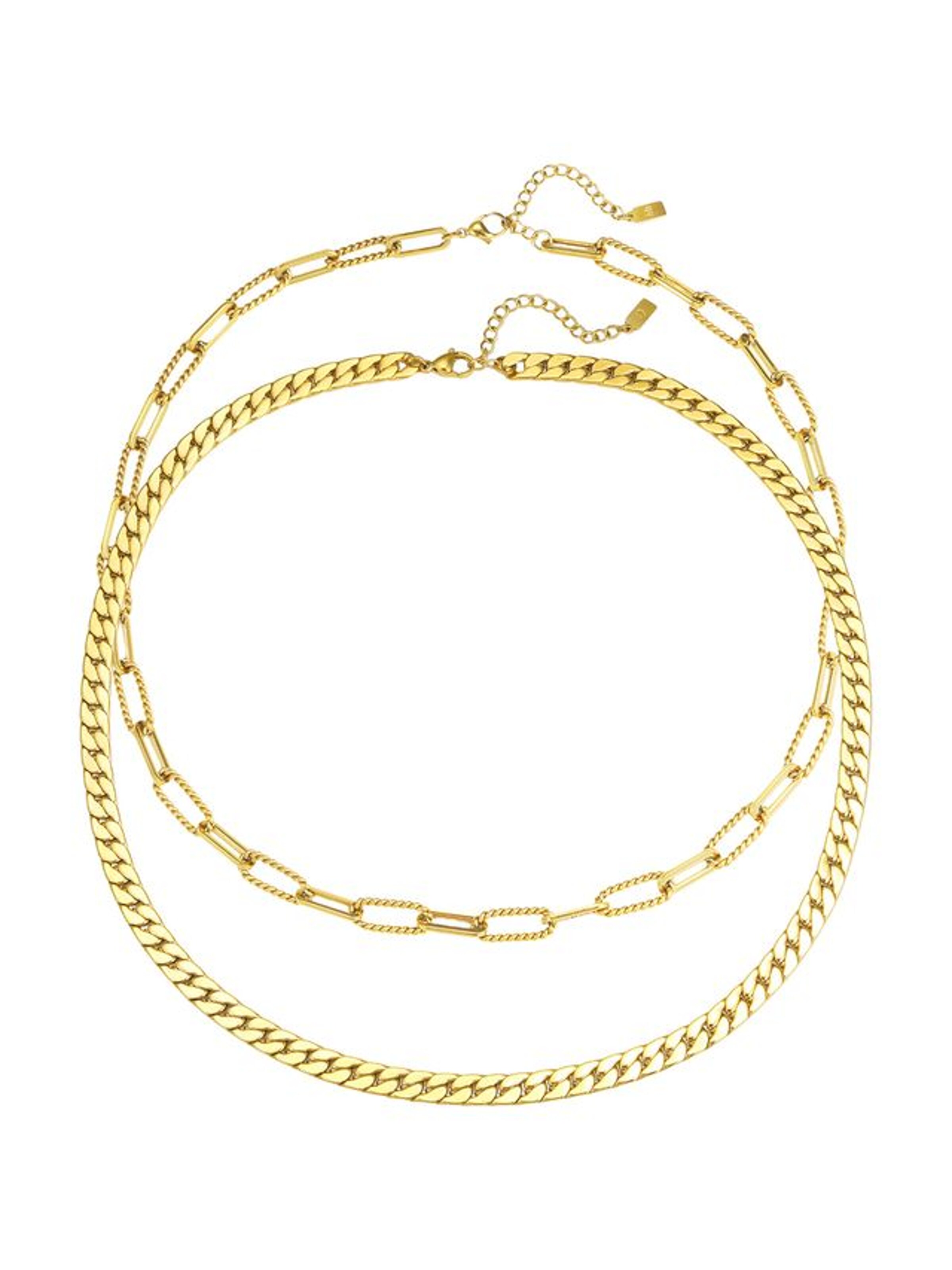 Hey Happiness - Cadena 'Chunky' en oro