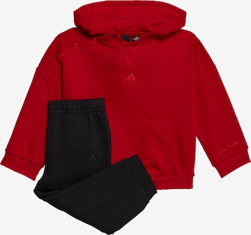 ADIDAS PERFORMANCE Sweatsuit in Red: front