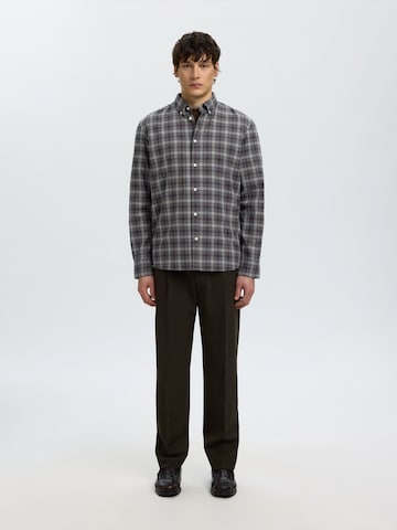 SELECTED Regular fit Overhemd 'SLMCole' in Blauw