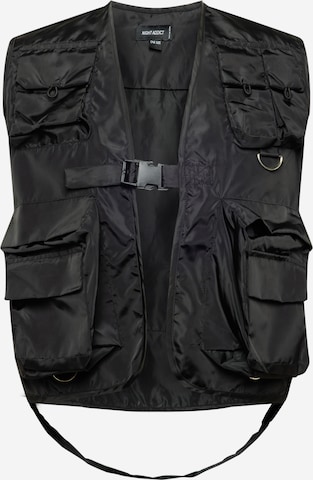 Night Addict Vest in Black: front