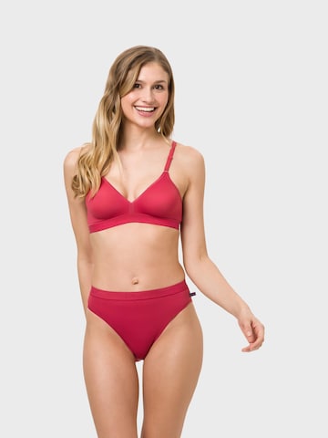 BeeDees Triangle Bra 'Soft-BH Microfun N' in Red