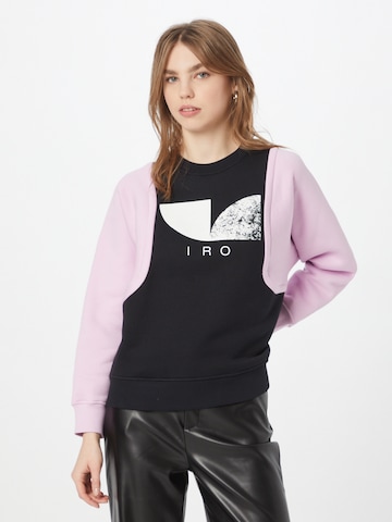 IRO Sweatshirt 'LUSSAY' i sort: forside
