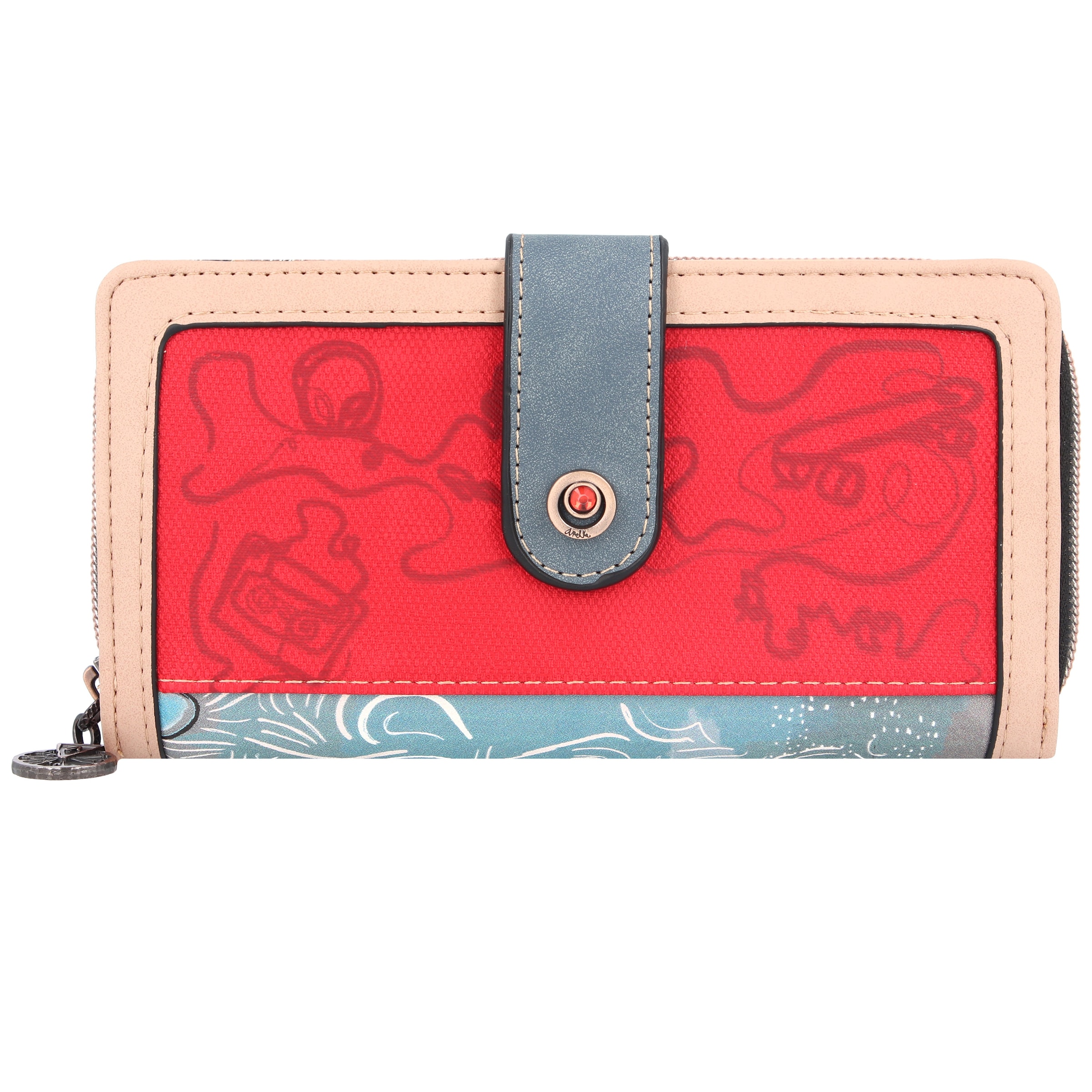 Anekke Wallet 'Fun&Music' in Mixed colors: front