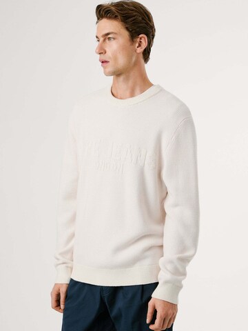 Pull-over 'Phineas' Pepe Jeans en blanc