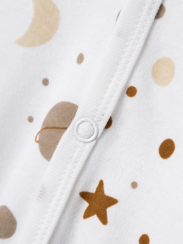 NAME IT - Pijama 'PLANET' em branco